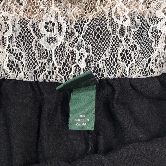 Wild Fable Black Micro Mini Skirt with Lace Trim Size XS | NWT - Picture 3 of 5